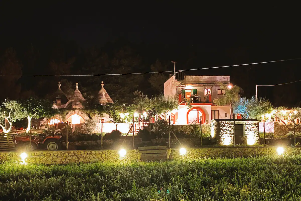 la struttura dei trulli